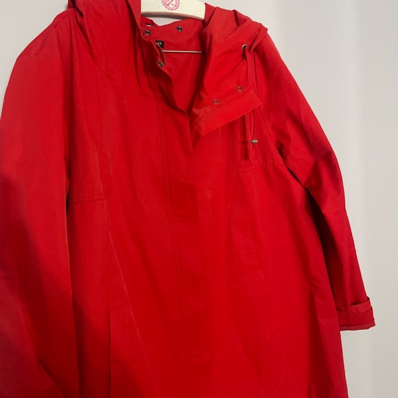 Eileen Fisher Cotton Nylon Hooded Jacket - Picture 3 of 7